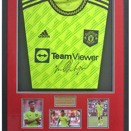 Marcus Rashford Manchester United Hand Signed Away Shirt