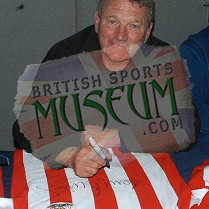 Tony Currie Sheffield United Legend Hand Signed Retro Football Shirt
