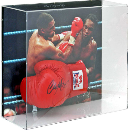 Nigel Benn Hand Signed Boxing Glove Large Display