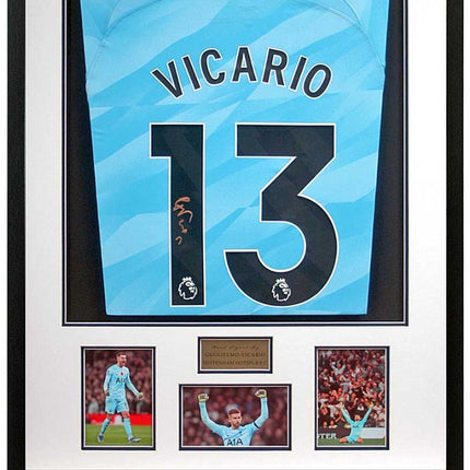 Guglielmo Vicario Tottenham Hotspur Hand Signed Football Shirt