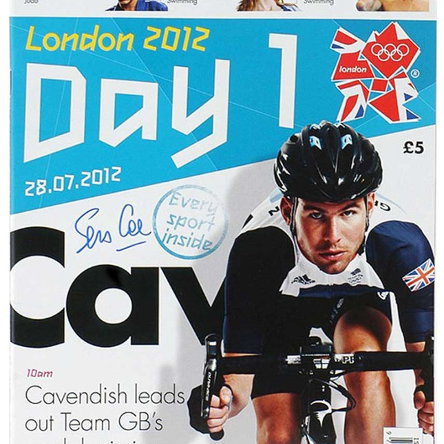 Sebastian Seb Coe Hand Signed London 2012 Olympic Progamme + Official COA