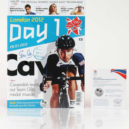 Sebastian Seb Coe Hand Signed London 2012 Olympic Progamme + Official COA