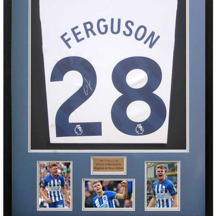 Evan Ferguson Brighton and Hove Albion Hand Signed Football Shirt