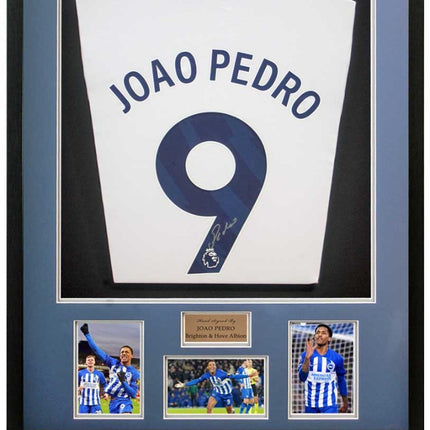 Joao Pedro Brighton and Hove Albion Hand Signed Football Shirt