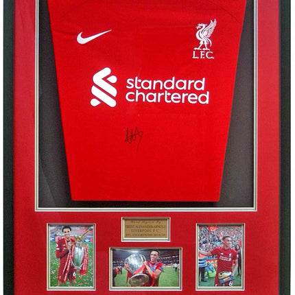 Trent Alexander-Arnold Liverpool Hand Signed Framed Shirt