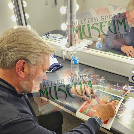 Glenn Hoddle Swindon Town Legend Hand Signed Photograph 15x19" Framed