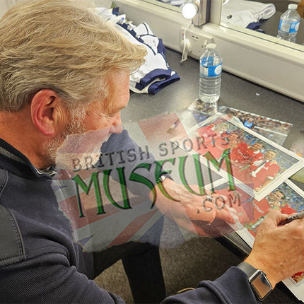 Glenn Hoddle Swindon Town Legend Hand Signed Photograph 15x19" Framed