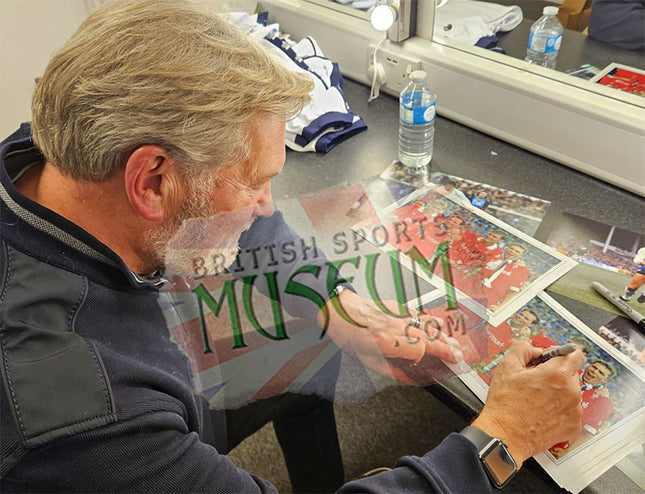 Glenn Hoddle Swindon Town Legend Hand Signed Photograph 15x19" Framed