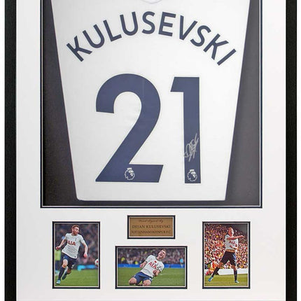 Dejan Kulusevski Tottenham Hotspur Hand Signed Football Shirt