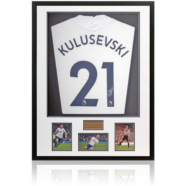 Dejan Kulusevski Tottenham Hotspur Hand Signed Football Shirt