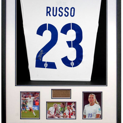 Alessia Russo England Two Time Womens Euro Winner Hand Signed Football Shirt