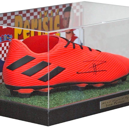 Ivan Perisic Croatian Legend Hand Signed Football Boot Presentation