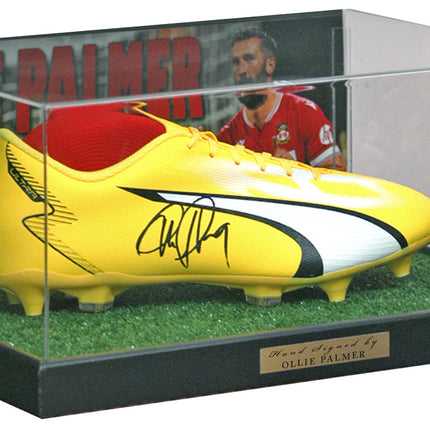 Ollie Palmer Signed Football Boot Wrexham AFC Acrylic Display