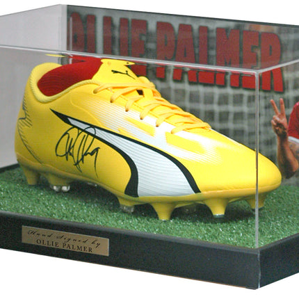 Ollie Palmer Signed Football Boot Wrexham AFC Acrylic Display