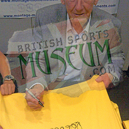 Arsenal 1971 Double Winners Squad LED Lit Shirt Hand Signed by 8 COA