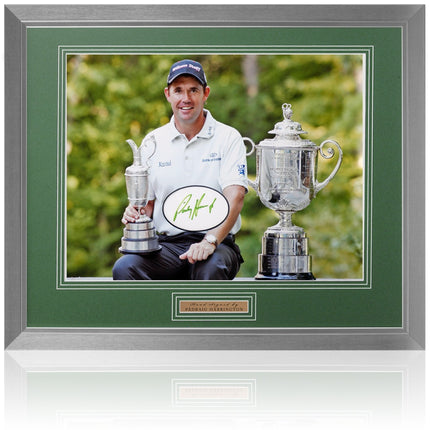 Padraig Harrington Golf Legend Hand Signed Photograph Photograph 23x19" Framed