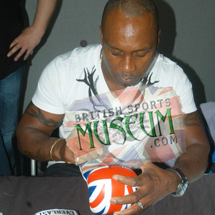 Nigel and Conor Benn Hand Signed Boxing Glove Dome Display