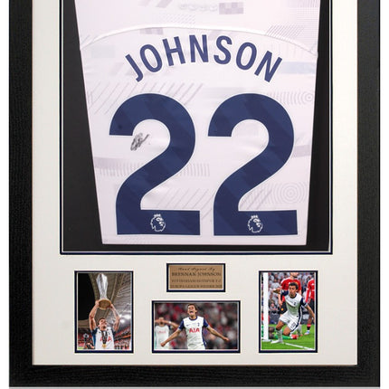Brennan Johnson Tottenham Hotspur Europa League Winner Hand Signed Shirt
