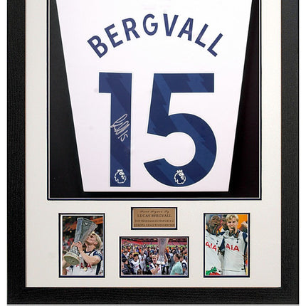 Lucas Bergvall Tottenham Hotspur Europa League Winner Hand Signed Shirt
