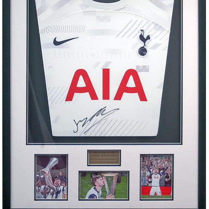 James Maddison Tottenham Hotspur Europa League Winner Hand Signed Shirt