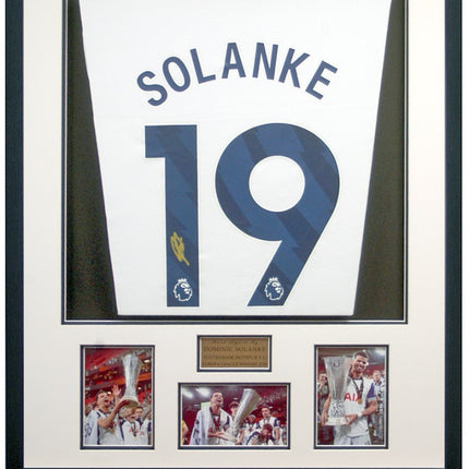 Dominic Solanke Tottenham Hotspur Hand Signed Europa League Winner Shirt