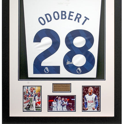 Wilson Odobert Tottenham Hotspur Europa League Winner Hand Signed Shirt COA