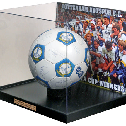 Tottenham Hotspur 1991 FA Cup Winners Hand Signed Football Display