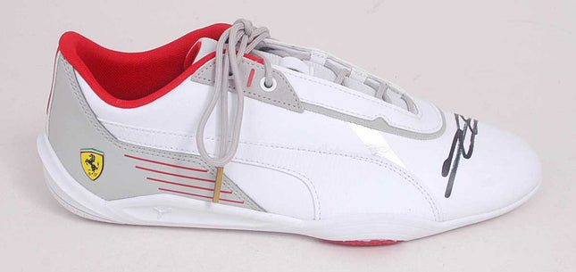 Charles Leclerc Hand Signed Ferrari Trainers Formula 1 Memorabilia