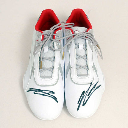 Charles Leclerc Hand Signed Ferrari Trainers Formula 1 Memorabilia