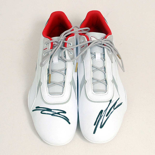 Charles Leclerc Hand Signed Ferrari Trainers Formula 1 Memorabilia