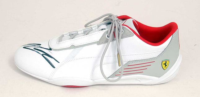 Charles Leclerc Hand Signed Ferrari Trainers Formula 1 Memorabilia