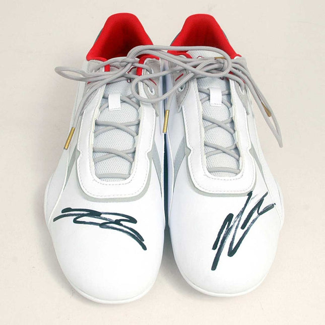 Charles Leclerc Hand Signed Ferrari Trainers Formula 1 Memorabilia