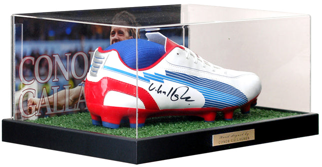 Conor Gallagher Crystal Palace Signed Football Boot in Display Case