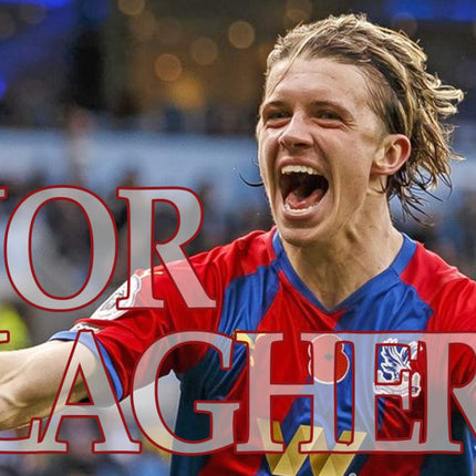 Conor Gallagher Crystal Palace Signed Football Boot in Display Case