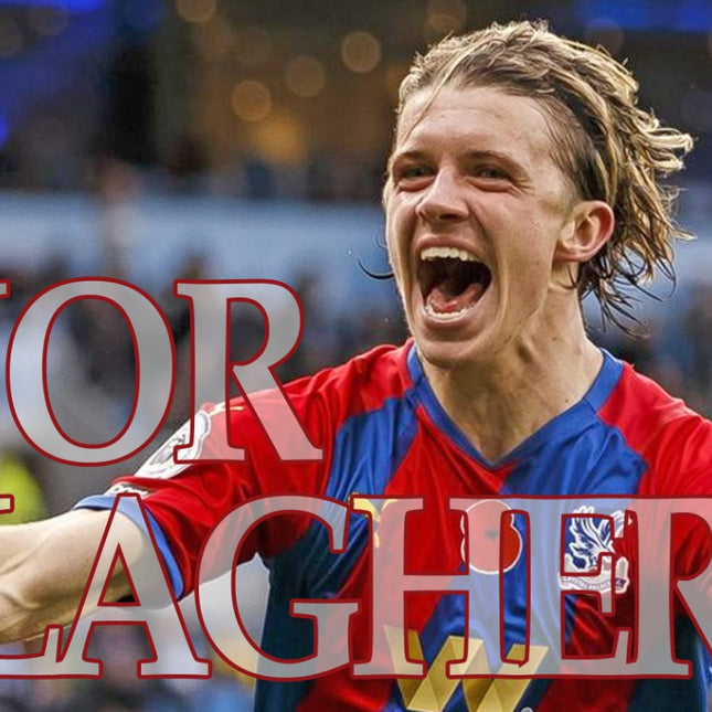 Conor Gallagher Crystal Palace Signed Football Boot in Display Case