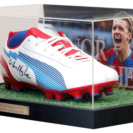 Conor Gallagher Crystal Palace Signed Football Boot in Display Case