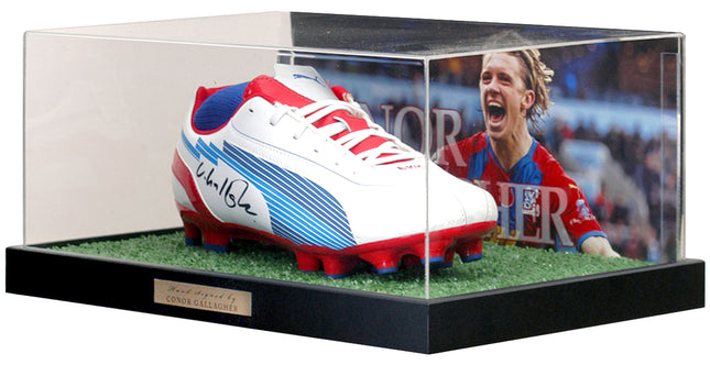 Conor Gallagher Crystal Palace Signed Football Boot in Display Case