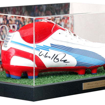 Conor Gallagher Charlton Athletic Hand Signed Football Boot in Display Case