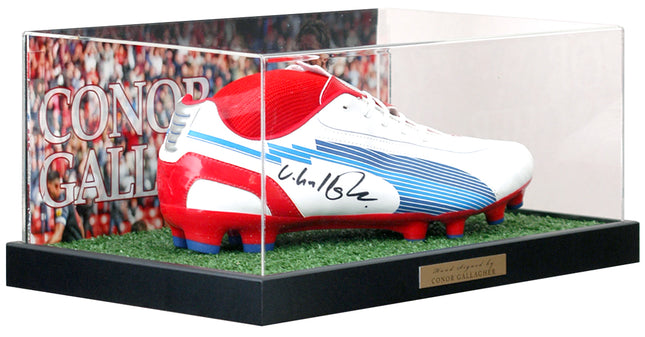 Conor Gallagher Charlton Athletic Hand Signed Football Boot in Display Case