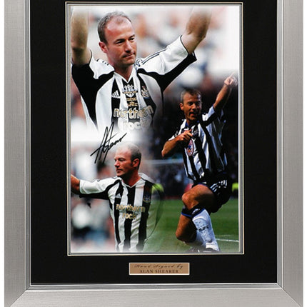 Alan Shearer Newcastle United Legend Hand Signed Photograph 23x19" Framed