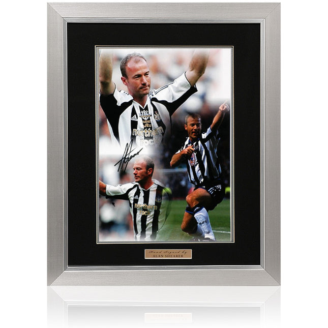 Alan Shearer Newcastle United Legend Hand Signed Photograph 23x19" Framed