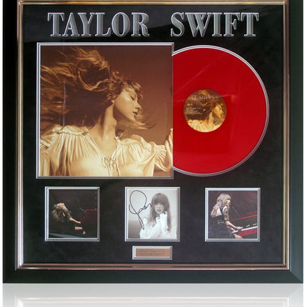 Taylor Swift Hand Signed Photo Framed Vinyl Display Music Memorabilia