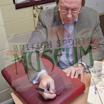 Arsenal Highbury Stadium Directors Seatback Hand Signed by 6 Legends