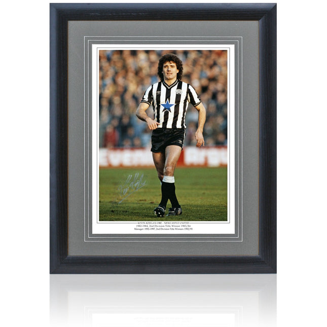 Kevin Keegan Hand Signed Newcastle United Legend Photograph 23x19 in Framed