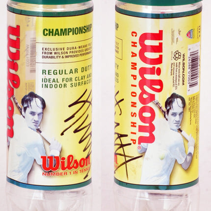 Lleyton Hewitt Signed Tennis Ball Tube