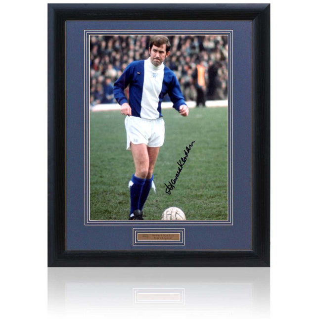Howard Kendall Birmingham City Legend Signed Photograph 23x19in Framed + COA