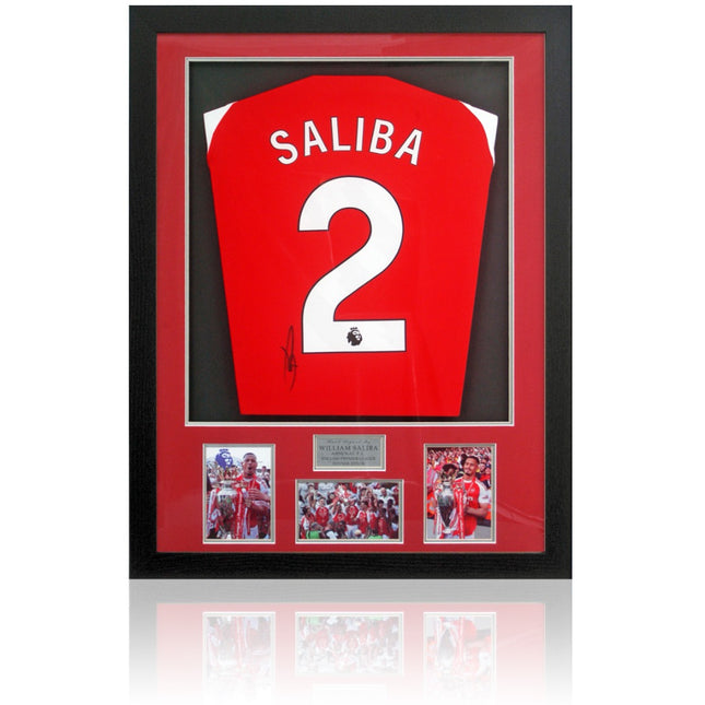 William Saliba Arsenal 2026 Premier League Winner Signed Football Shirt COA