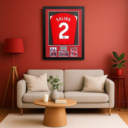 William Saliba Arsenal 2026 Premier League Winner Signed Football Shirt COA