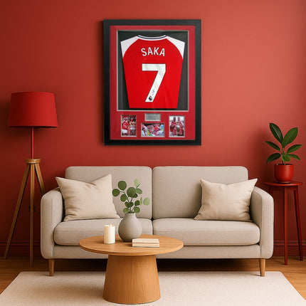 Bukayo Saka Arsenal 2026 Premier League Winner Signed Football Shirt COA