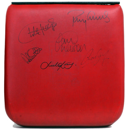 Arsenal Highbury Stadium Directors Padded Seat Hand Signed by 6 Legends + COA